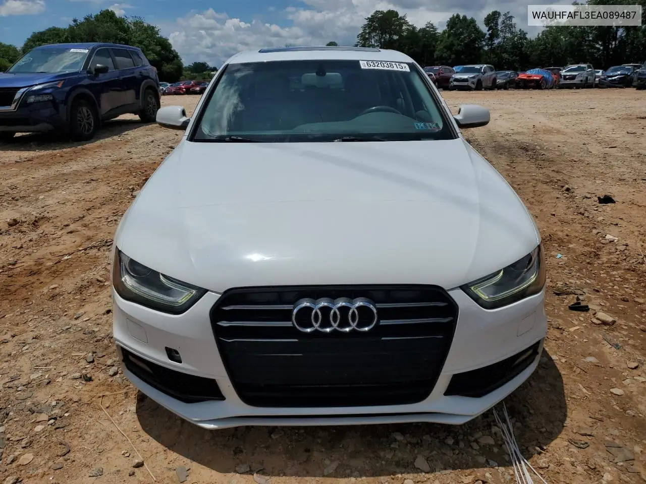 2014 Audi A4 Premium Plus VIN: WAUHFAFL3EA089487 Lot: 63203815