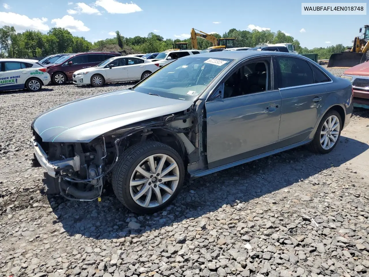 2014 Audi A4 Premium VIN: WAUBFAFL4EN018748 Lot: 63220305
