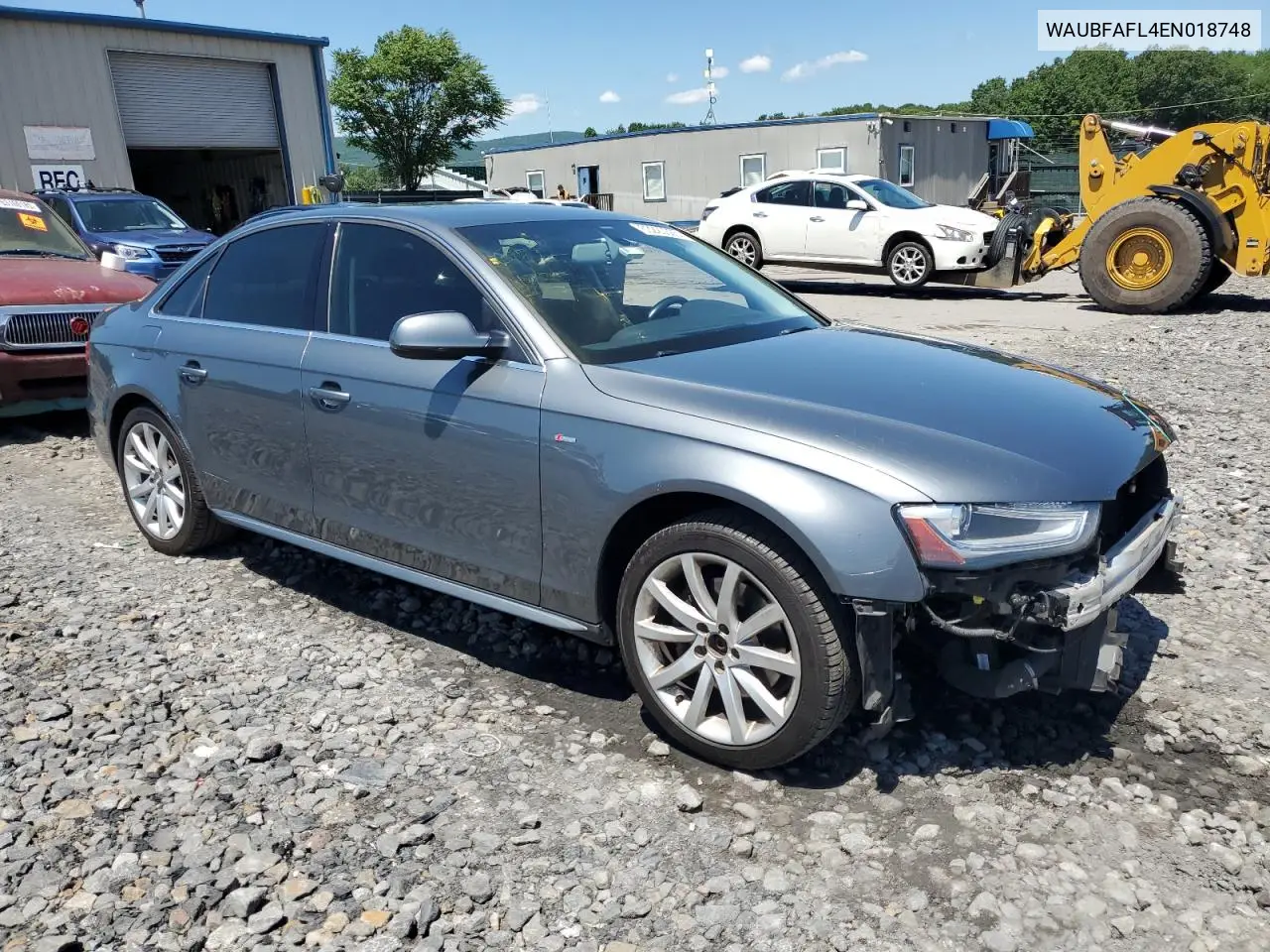 2014 Audi A4 Premium VIN: WAUBFAFL4EN018748 Lot: 63220305