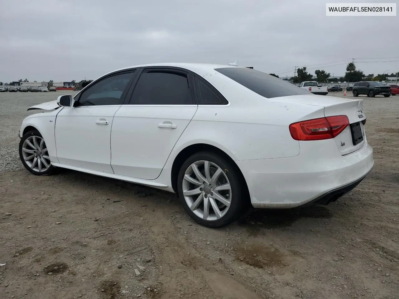 2014 Audi A4 Premium VIN: WAUBFAFL5EN028141 Lot: 63262025