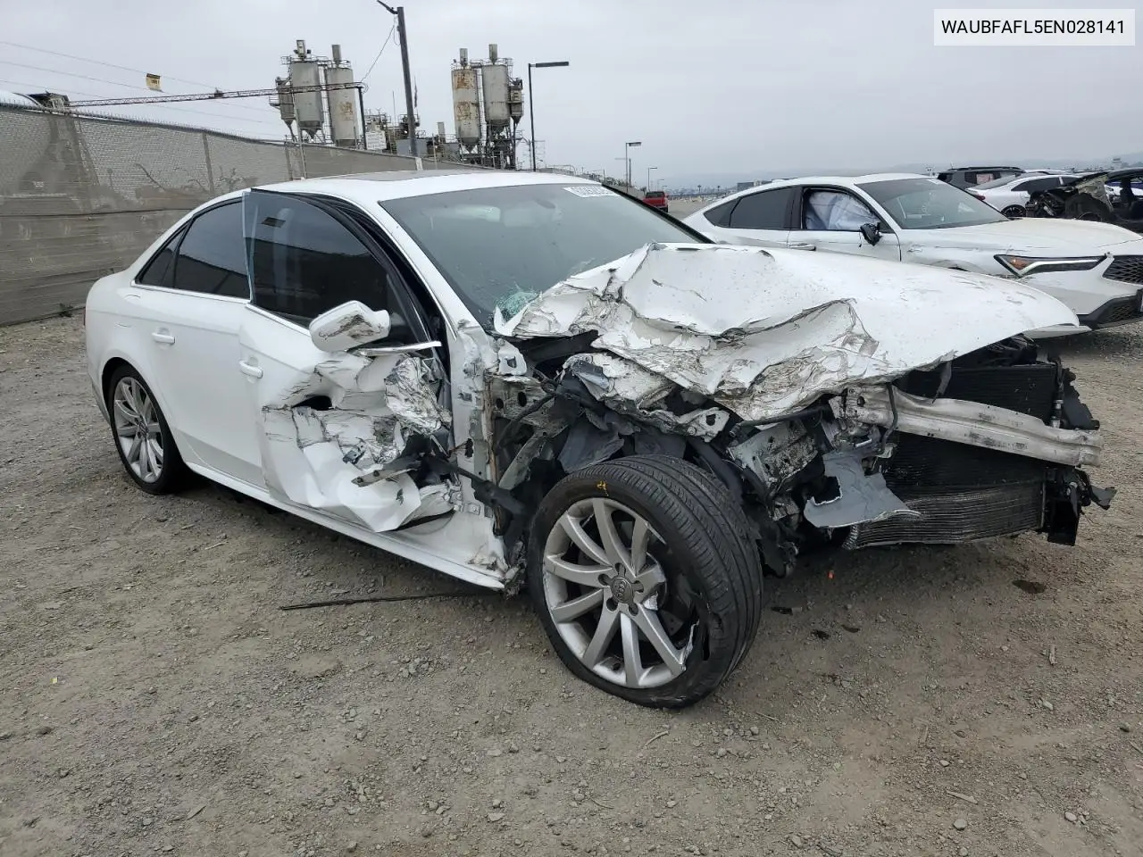2014 Audi A4 Premium VIN: WAUBFAFL5EN028141 Lot: 63262025