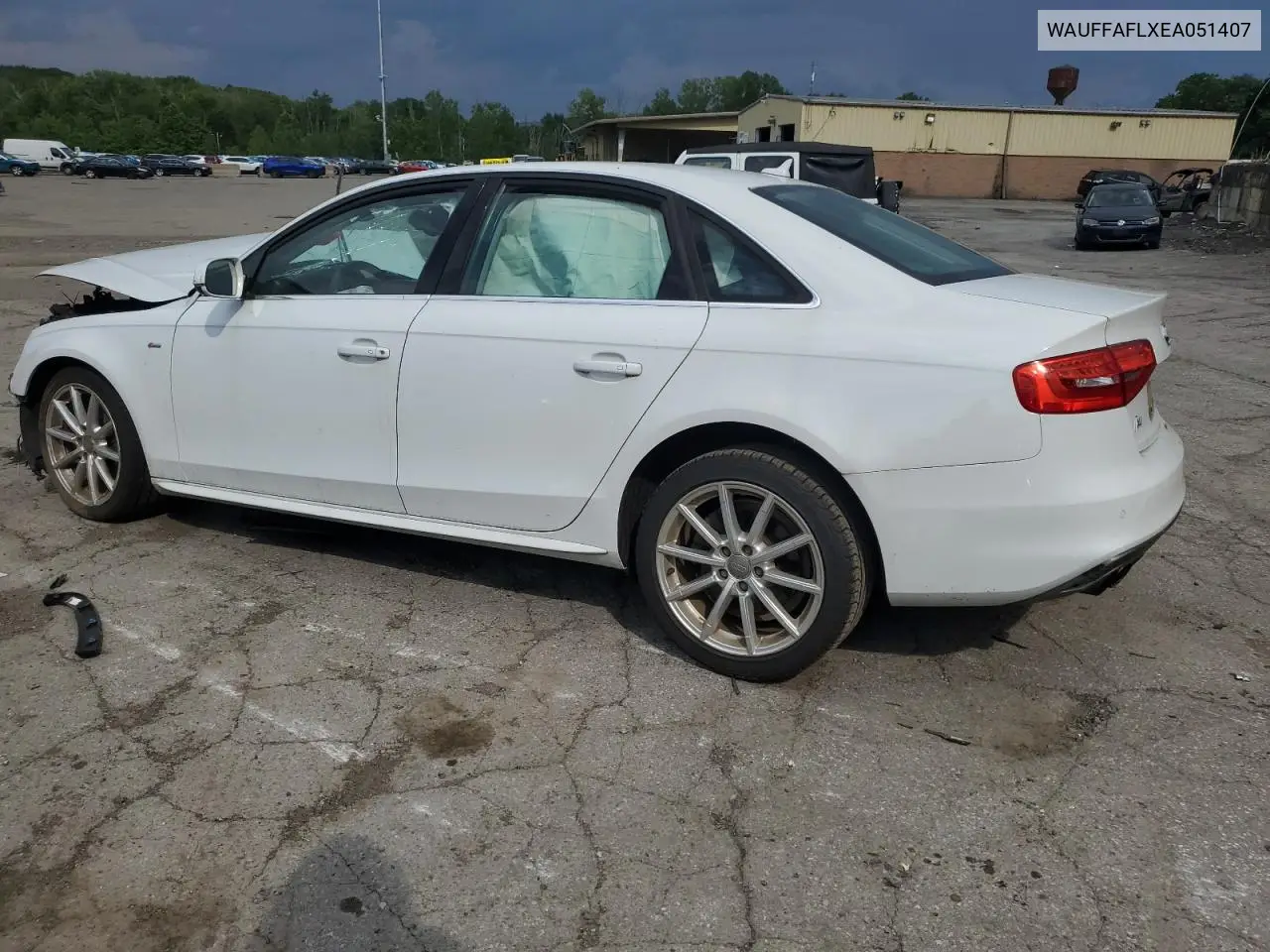 2014 Audi A4 Premium Plus VIN: WAUFFAFLXEA051407 Lot: 63621025