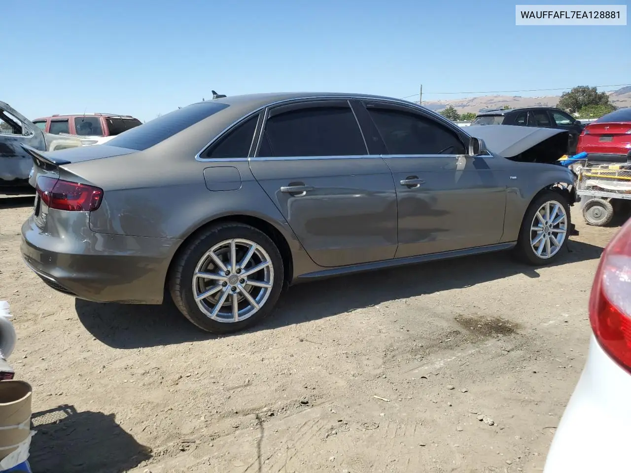 2014 Audi A4 Premium Plus VIN: WAUFFAFL7EA128881 Lot: 65081055