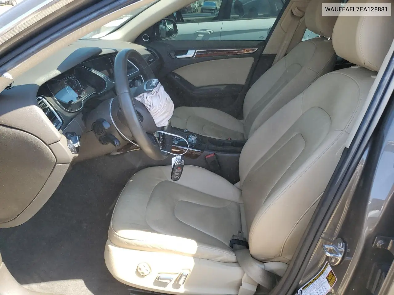 2014 Audi A4 Premium Plus VIN: WAUFFAFL7EA128881 Lot: 65081055