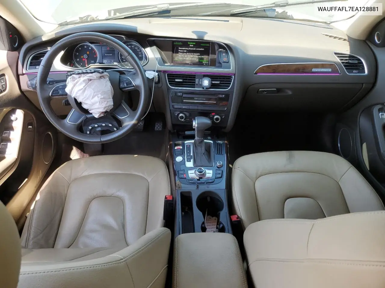 2014 Audi A4 Premium Plus VIN: WAUFFAFL7EA128881 Lot: 65081055