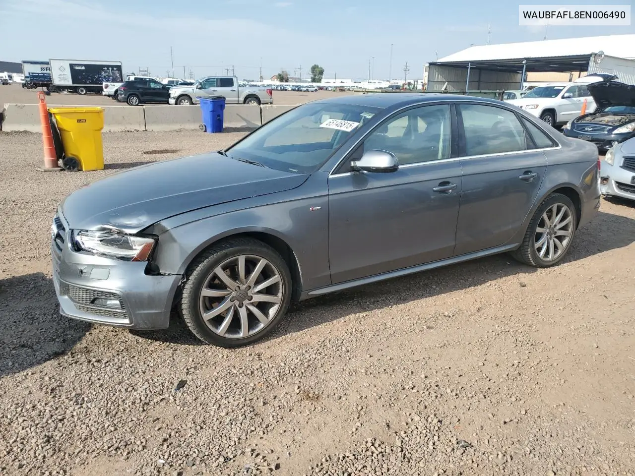 2014 Audi A4 Premium VIN: WAUBFAFL8EN006490 Lot: 65146815