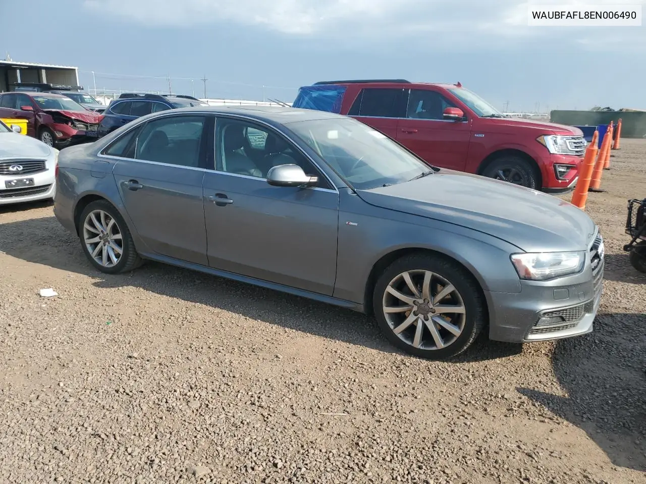 2014 Audi A4 Premium VIN: WAUBFAFL8EN006490 Lot: 65146815