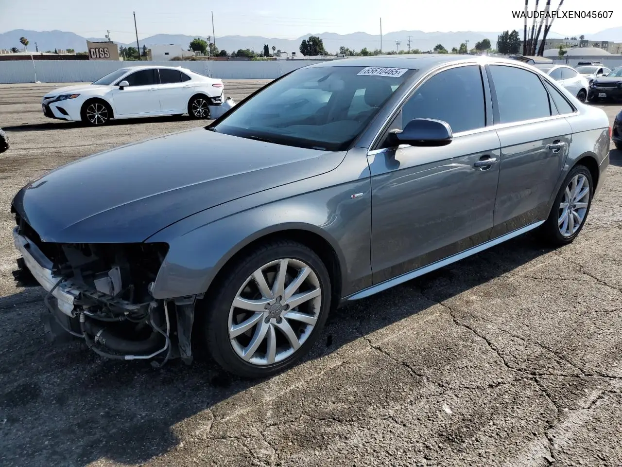 2014 Audi A4 Premium VIN: WAUDFAFLXEN045607 Lot: 65610465