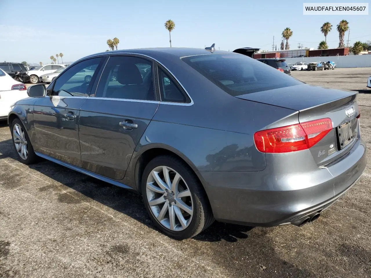 2014 Audi A4 Premium VIN: WAUDFAFLXEN045607 Lot: 65610465
