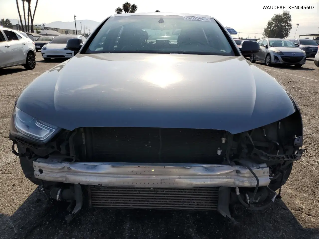 2014 Audi A4 Premium VIN: WAUDFAFLXEN045607 Lot: 65610465