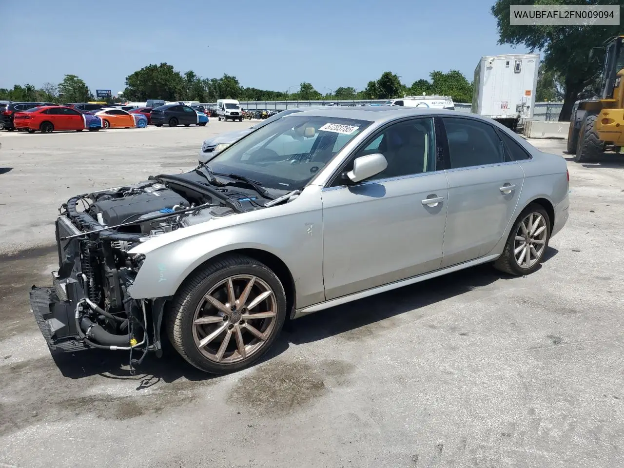 2015 Audi A4 Premium VIN: WAUBFAFL2FN009094 Lot: 57203785
