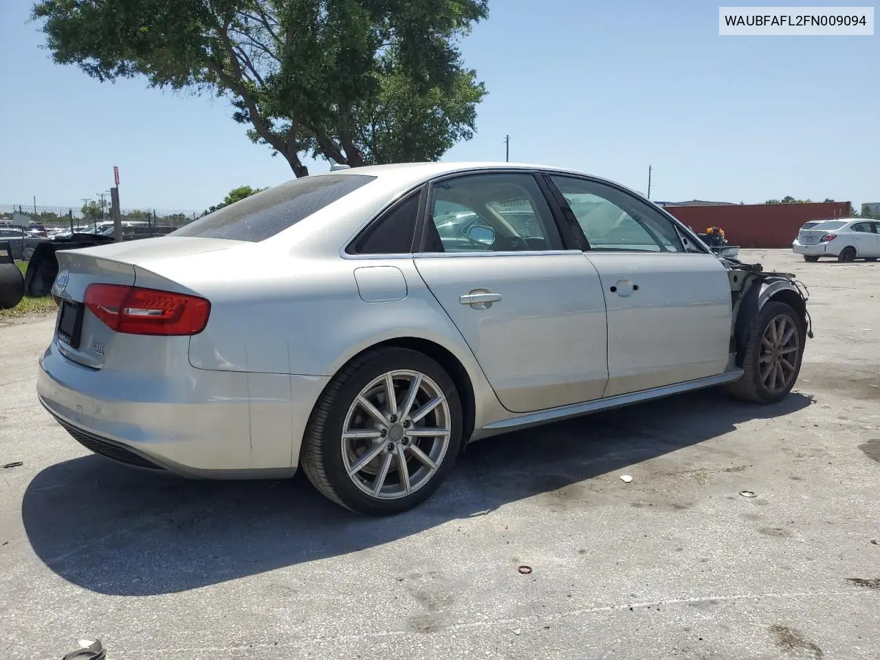 2015 Audi A4 Premium VIN: WAUBFAFL2FN009094 Lot: 57203785