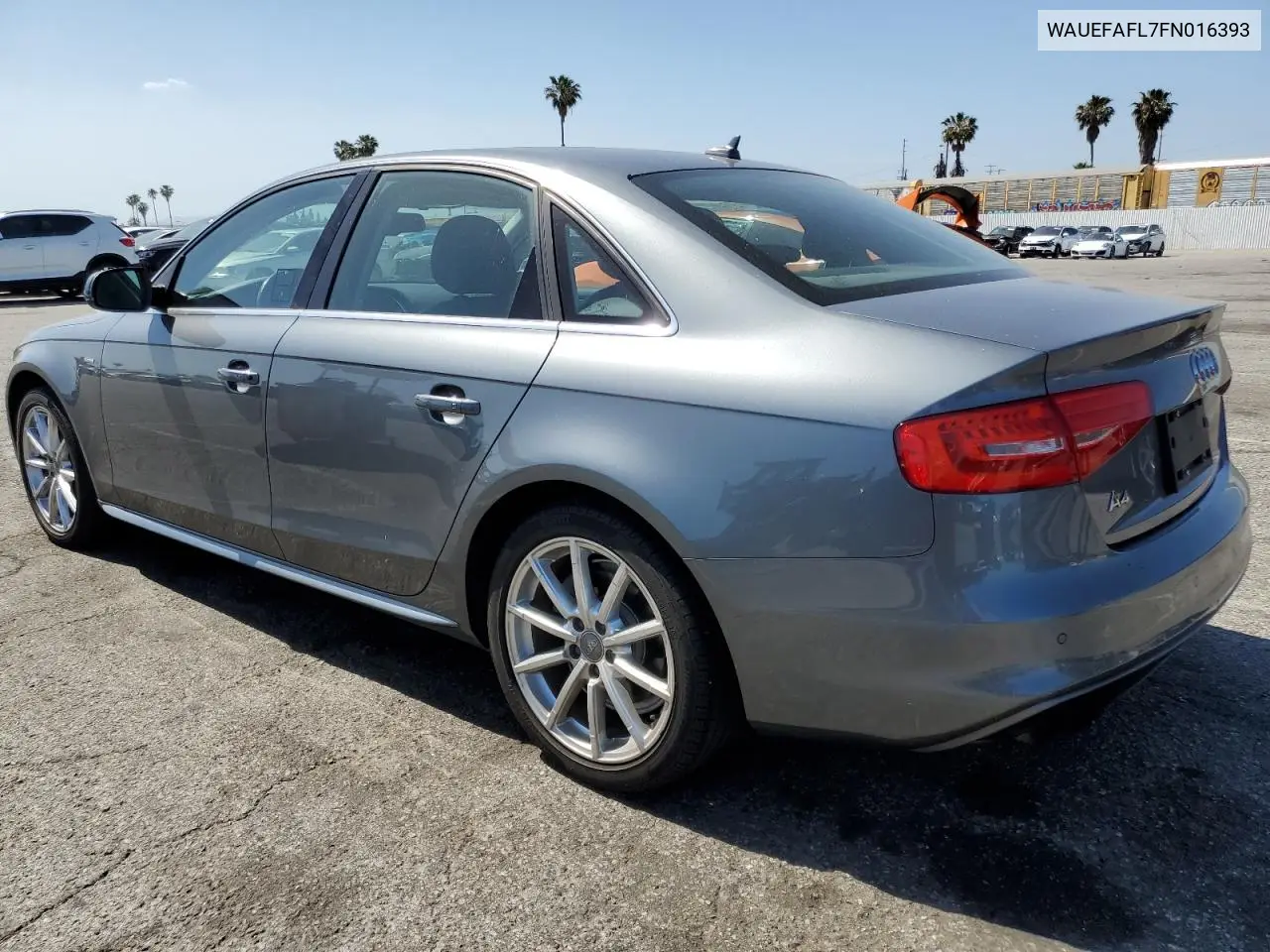 2015 Audi A4 Premium Plus VIN: WAUEFAFL7FN016393 Lot: 57488015
