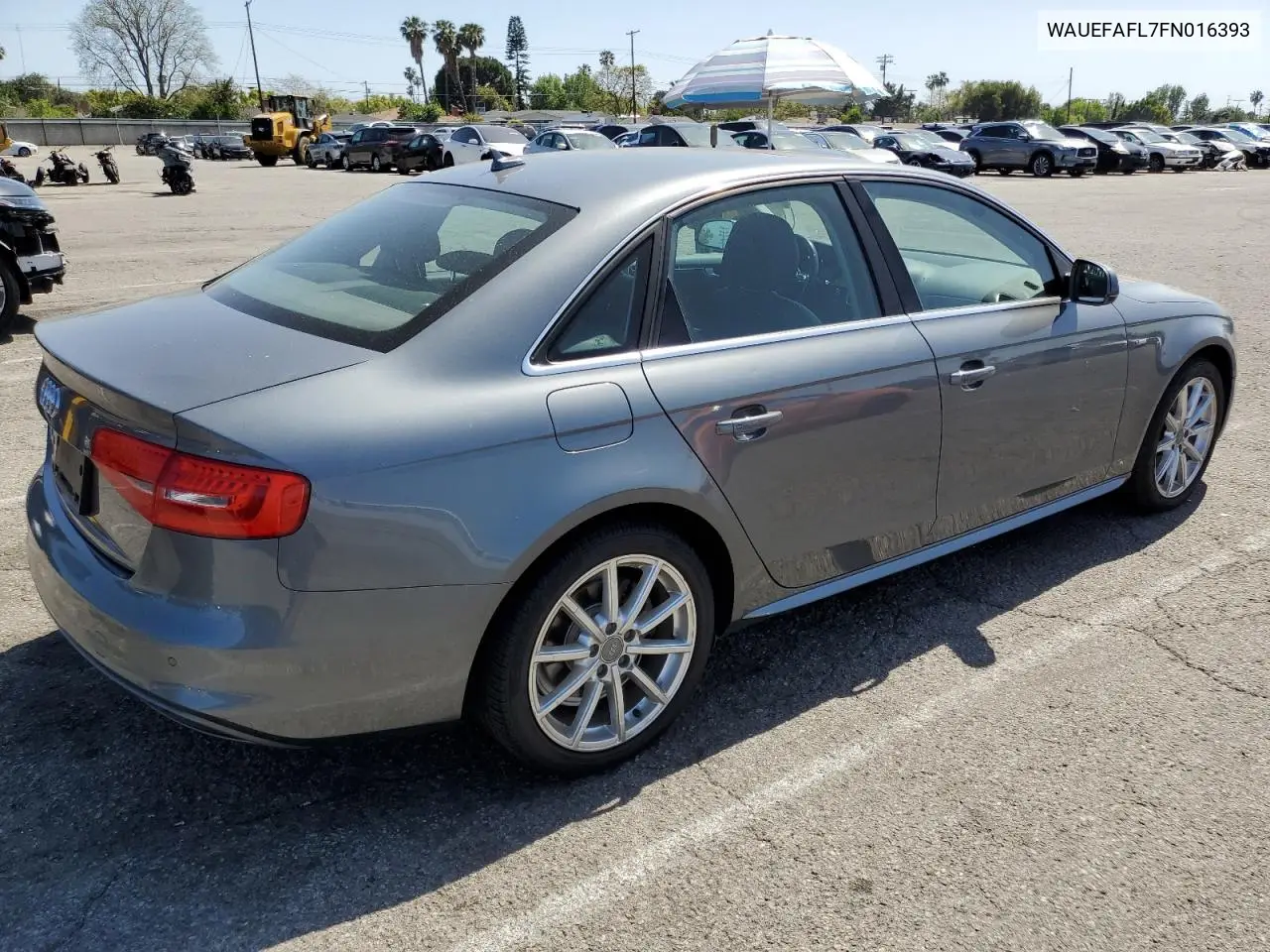 2015 Audi A4 Premium Plus VIN: WAUEFAFL7FN016393 Lot: 57488015