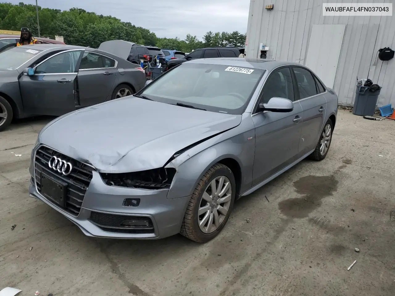 2015 Audi A4 Premium VIN: WAUBFAFL4FN037043 Lot: 61226775