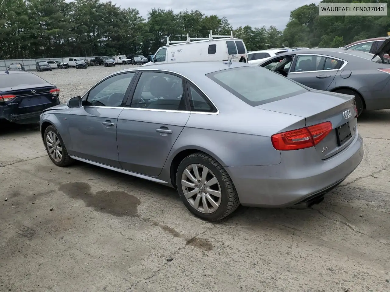 2015 Audi A4 Premium VIN: WAUBFAFL4FN037043 Lot: 61226775