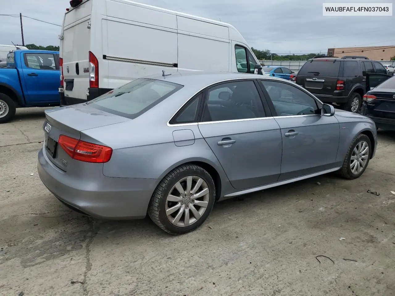 2015 Audi A4 Premium VIN: WAUBFAFL4FN037043 Lot: 61226775