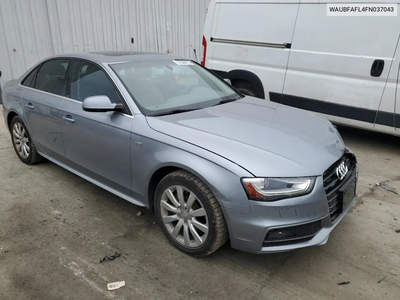 2015 Audi A4 Premium VIN: WAUBFAFL4FN037043 Lot: 61226775