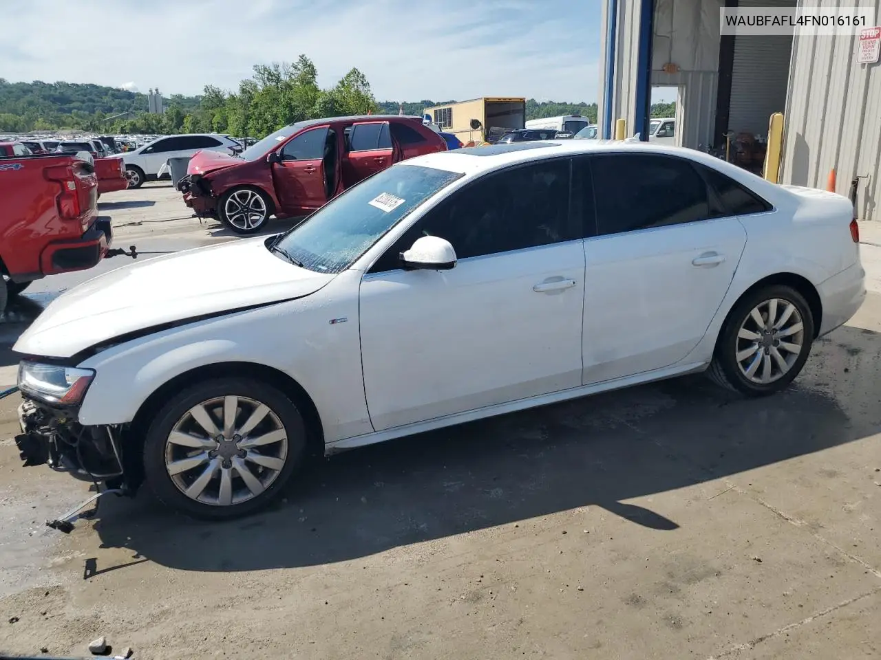2015 Audi A4 Premium VIN: WAUBFAFL4FN016161 Lot: 62288375