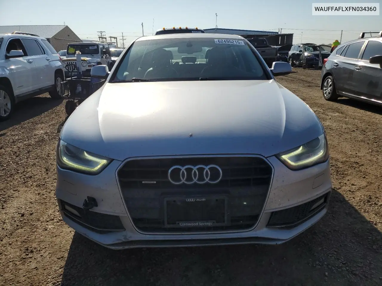 2015 Audi A4 Premium Plus VIN: WAUFFAFLXFN034360 Lot: 62495215