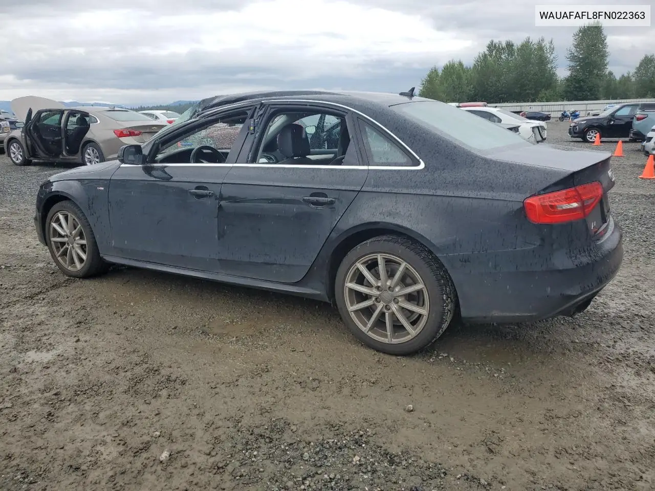 2015 Audi A4 Premium VIN: WAUAFAFL8FN022363 Lot: 62901445