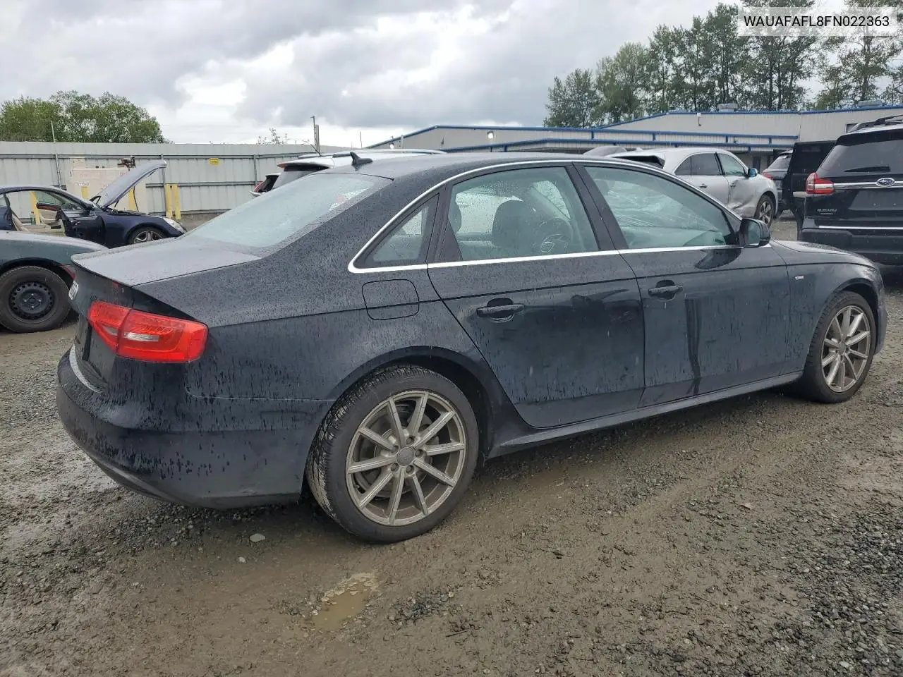 2015 Audi A4 Premium VIN: WAUAFAFL8FN022363 Lot: 62901445