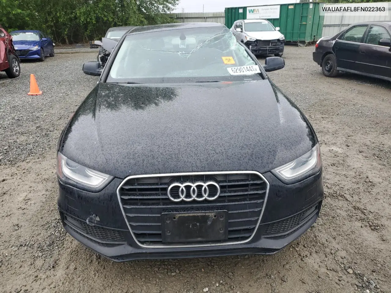 2015 Audi A4 Premium VIN: WAUAFAFL8FN022363 Lot: 62901445