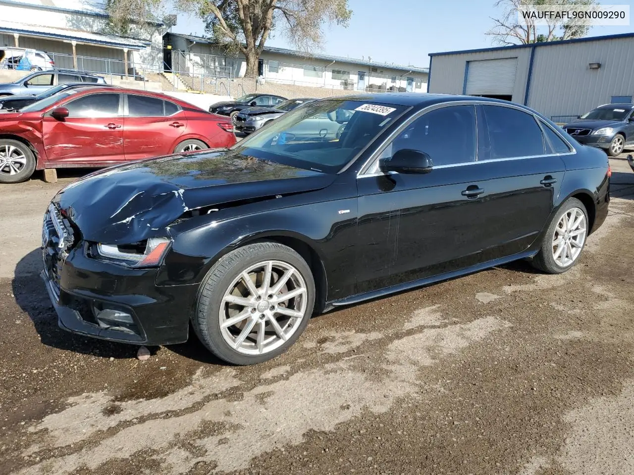 2016 Audi A4 Premium Plus S-Line VIN: WAUFFAFL9GN009290 Lot: 56243395