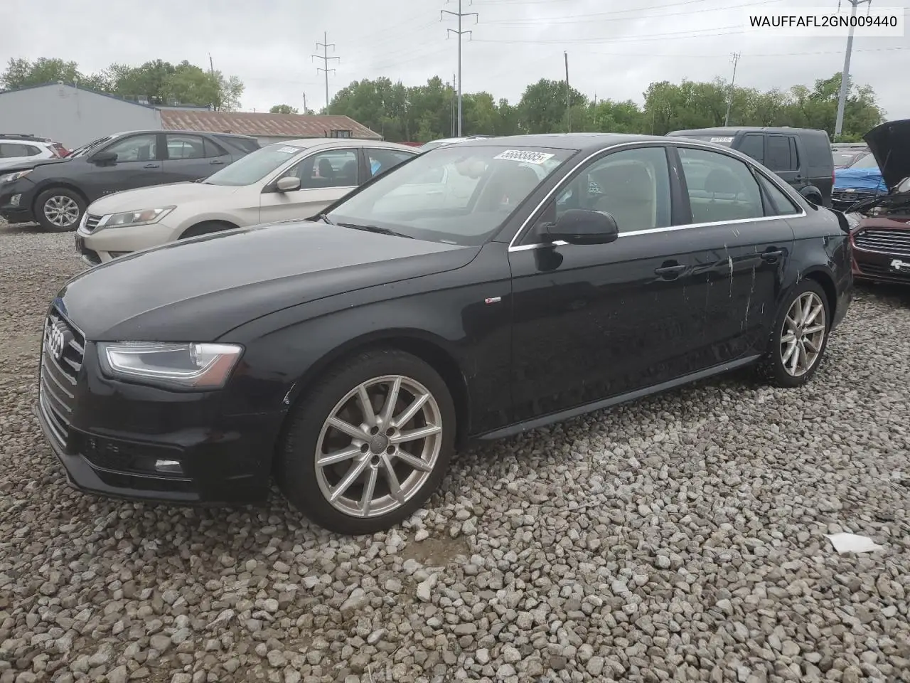 2016 Audi A4 Premium Plus S-Line VIN: WAUFFAFL2GN009440 Lot: 56685885