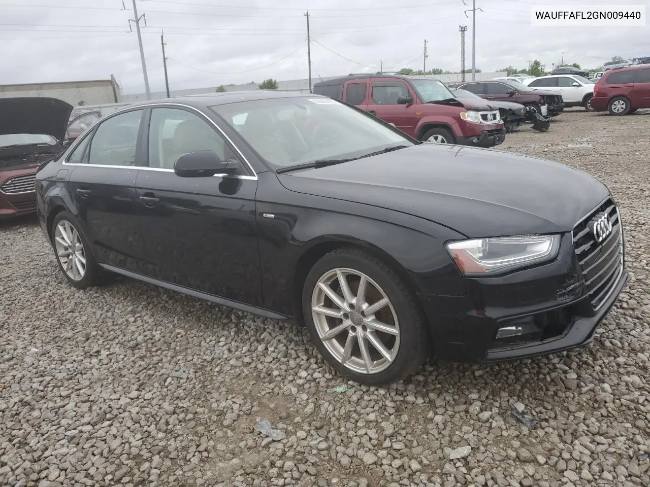 2016 Audi A4 Premium Plus S-Line VIN: WAUFFAFL2GN009440 Lot: 56685885