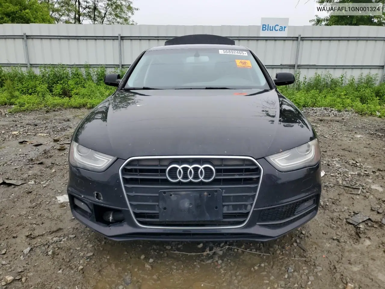2016 Audi A4 Premium S-Line VIN: WAUAFAFL1GN001324 Lot: 56892465