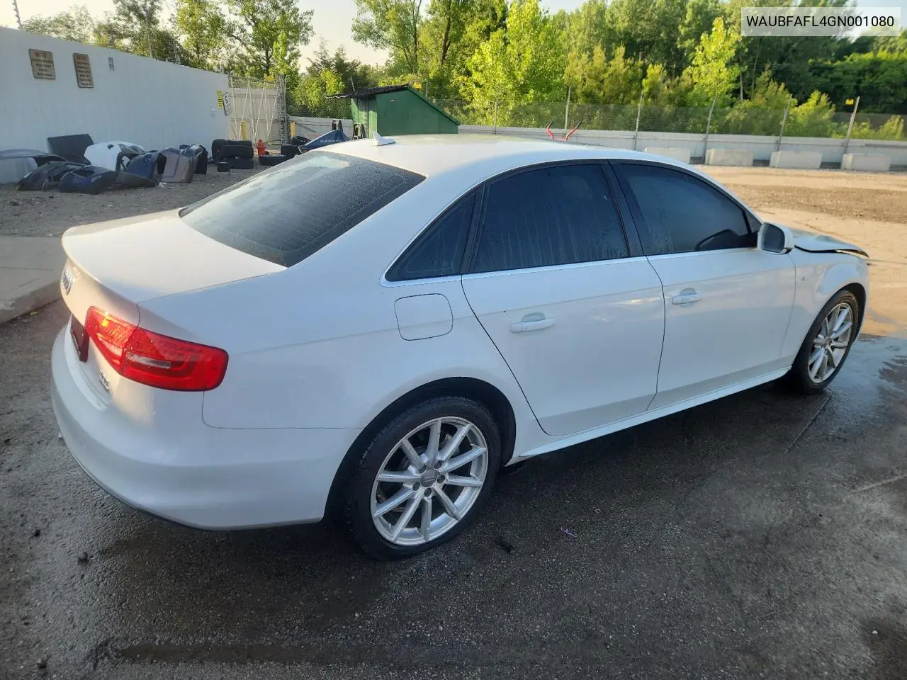 2016 Audi A4 Premium S-Line VIN: WAUBFAFL4GN001080 Lot: 61658475