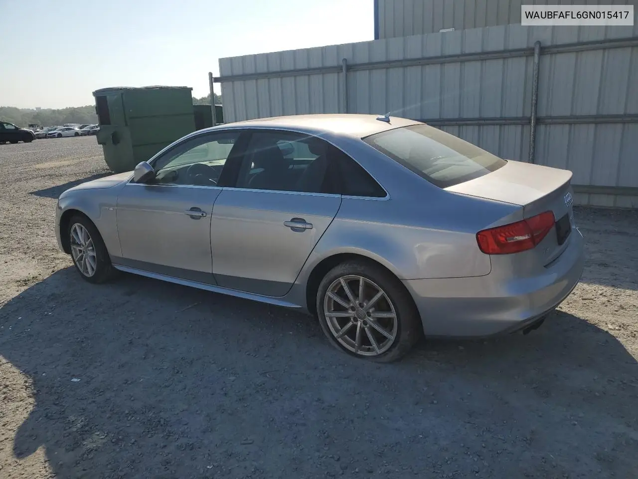 2016 Audi A4 Premium S-Line VIN: WAUBFAFL6GN015417 Lot: 61968855