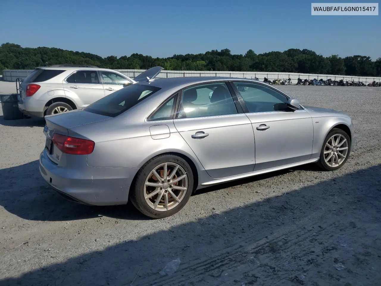 2016 Audi A4 Premium S-Line VIN: WAUBFAFL6GN015417 Lot: 61968855