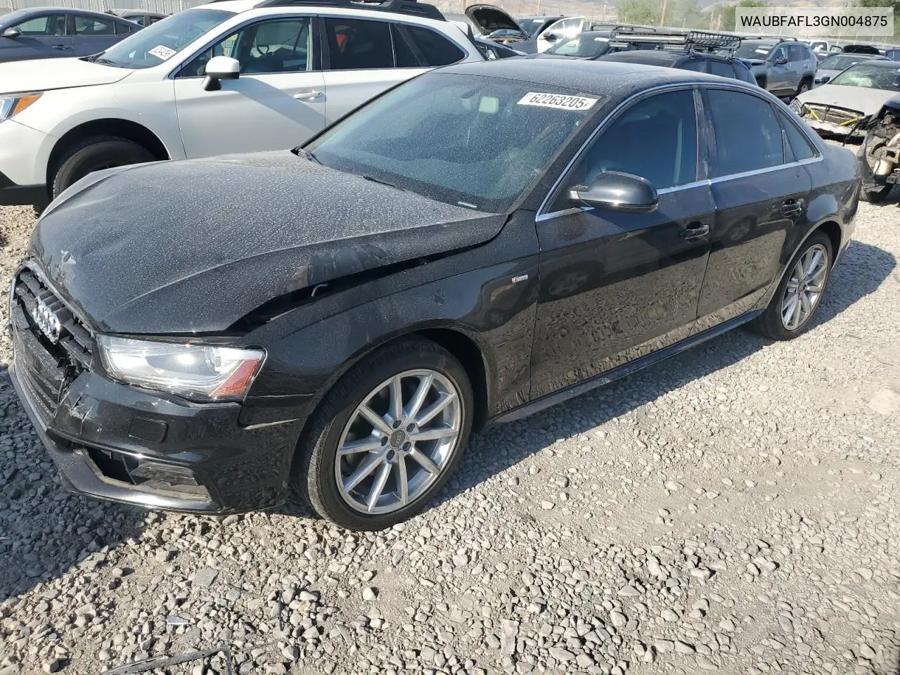 2016 Audi A4 Premium S-Line VIN: WAUBFAFL3GN004875 Lot: 62263205