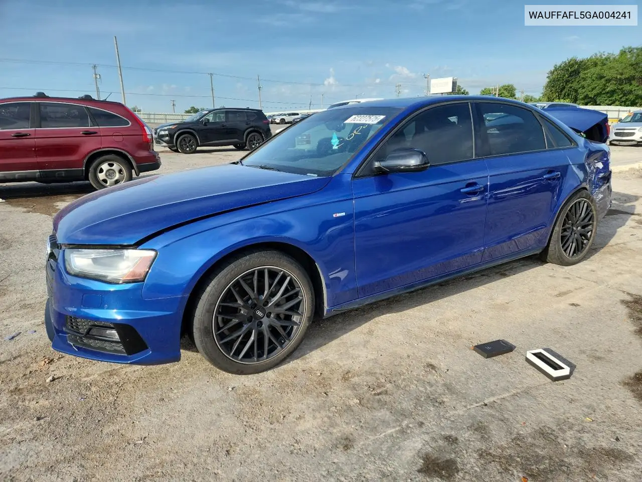 2016 Audi A4 Premium Plus S-Line VIN: WAUFFAFL5GA004241 Lot: 62327575