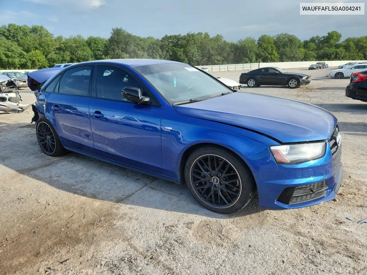 2016 Audi A4 Premium Plus S-Line VIN: WAUFFAFL5GA004241 Lot: 62327575