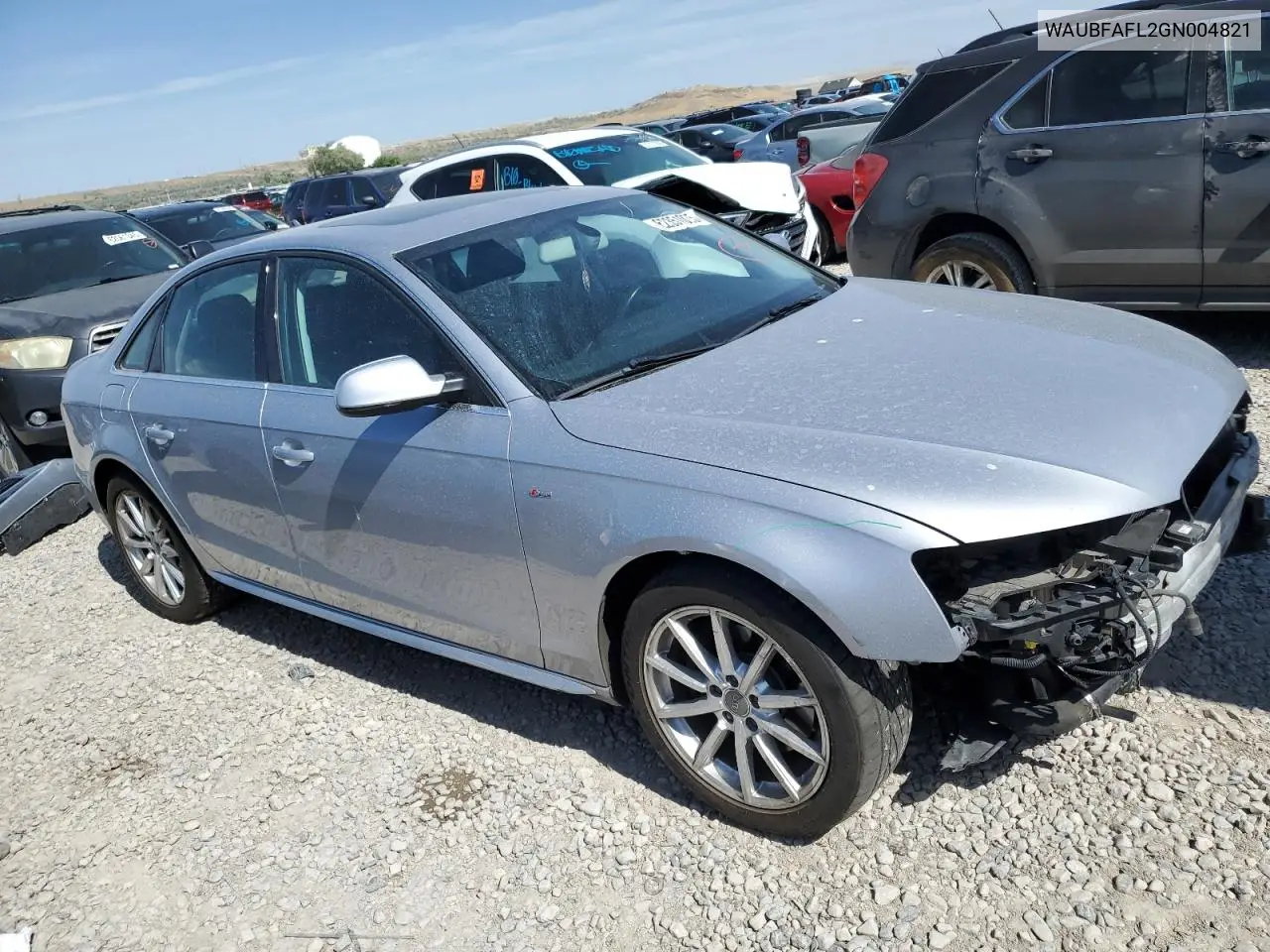 2016 Audi A4 Premium S-Line VIN: WAUBFAFL2GN004821 Lot: 62351025