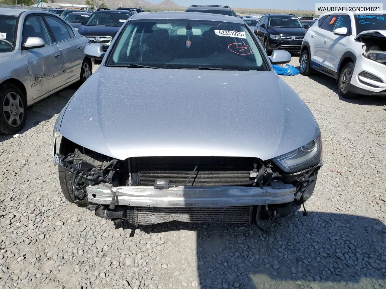 2016 Audi A4 Premium S-Line VIN: WAUBFAFL2GN004821 Lot: 62351025