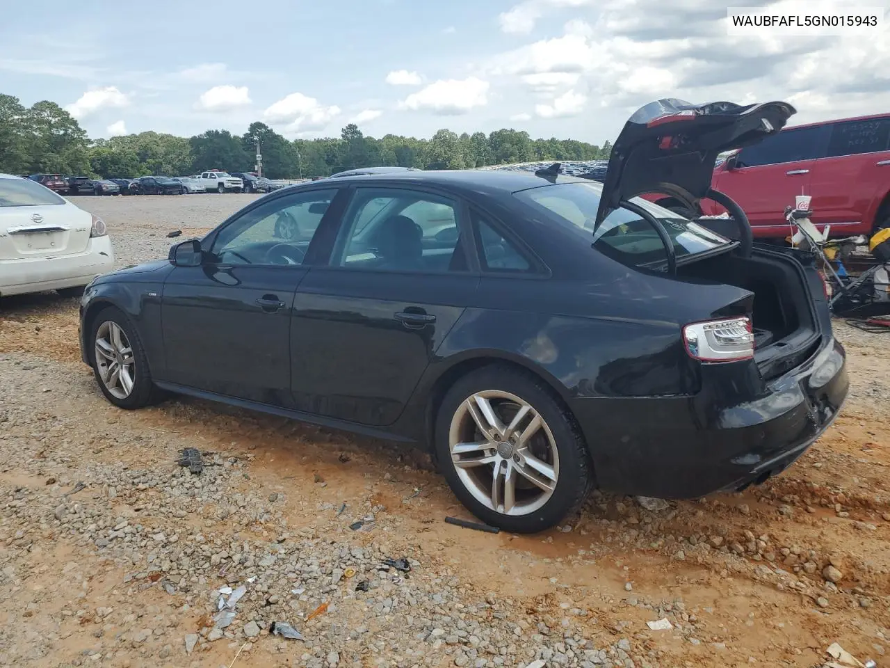 2016 Audi A4 Premium S-Line VIN: WAUBFAFL5GN015943 Lot: 62511335