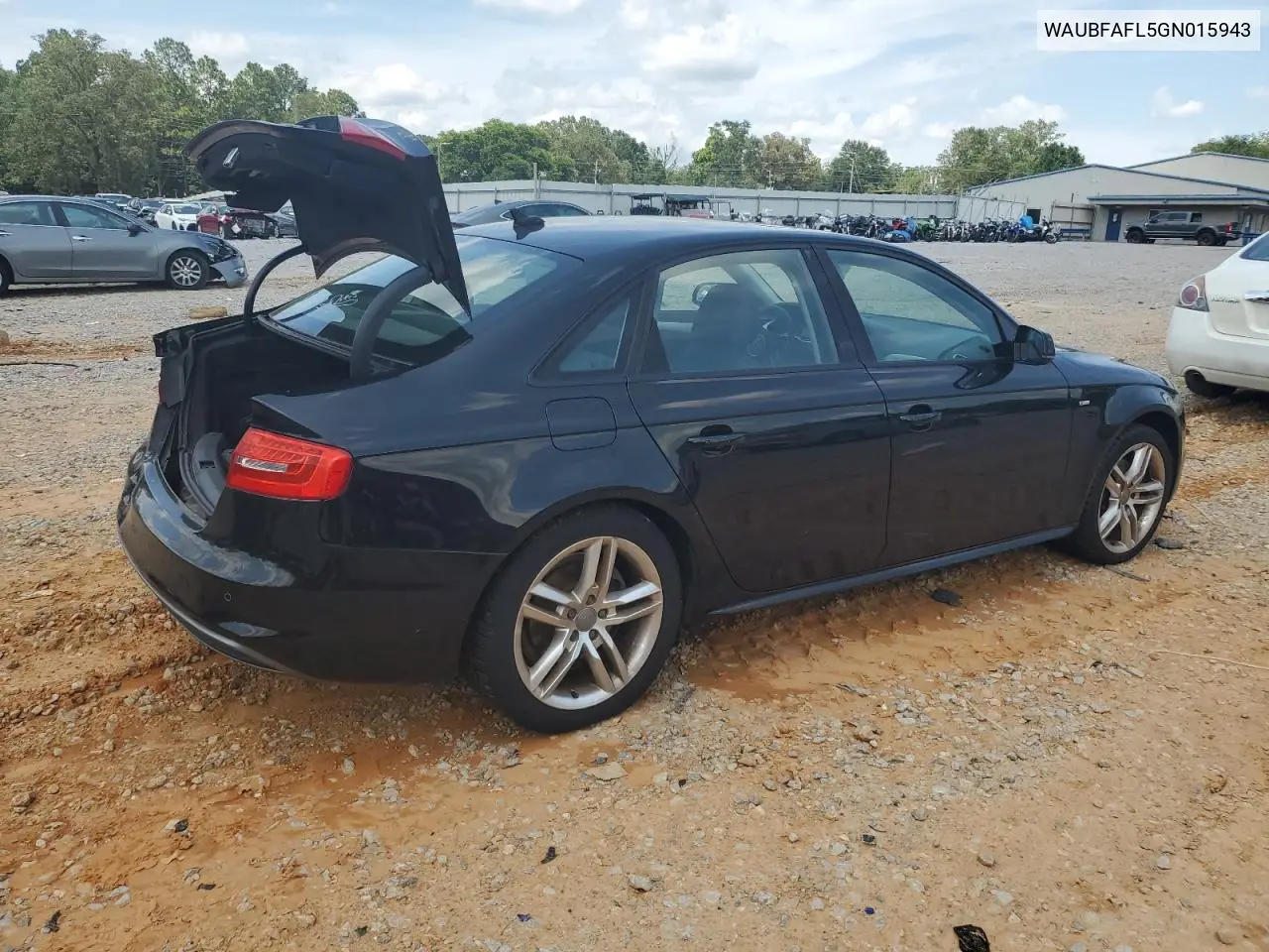 2016 Audi A4 Premium S-Line VIN: WAUBFAFL5GN015943 Lot: 62511335