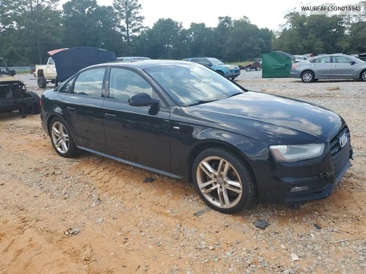2016 Audi A4 Premium S-Line VIN: WAUBFAFL5GN015943 Lot: 62511335