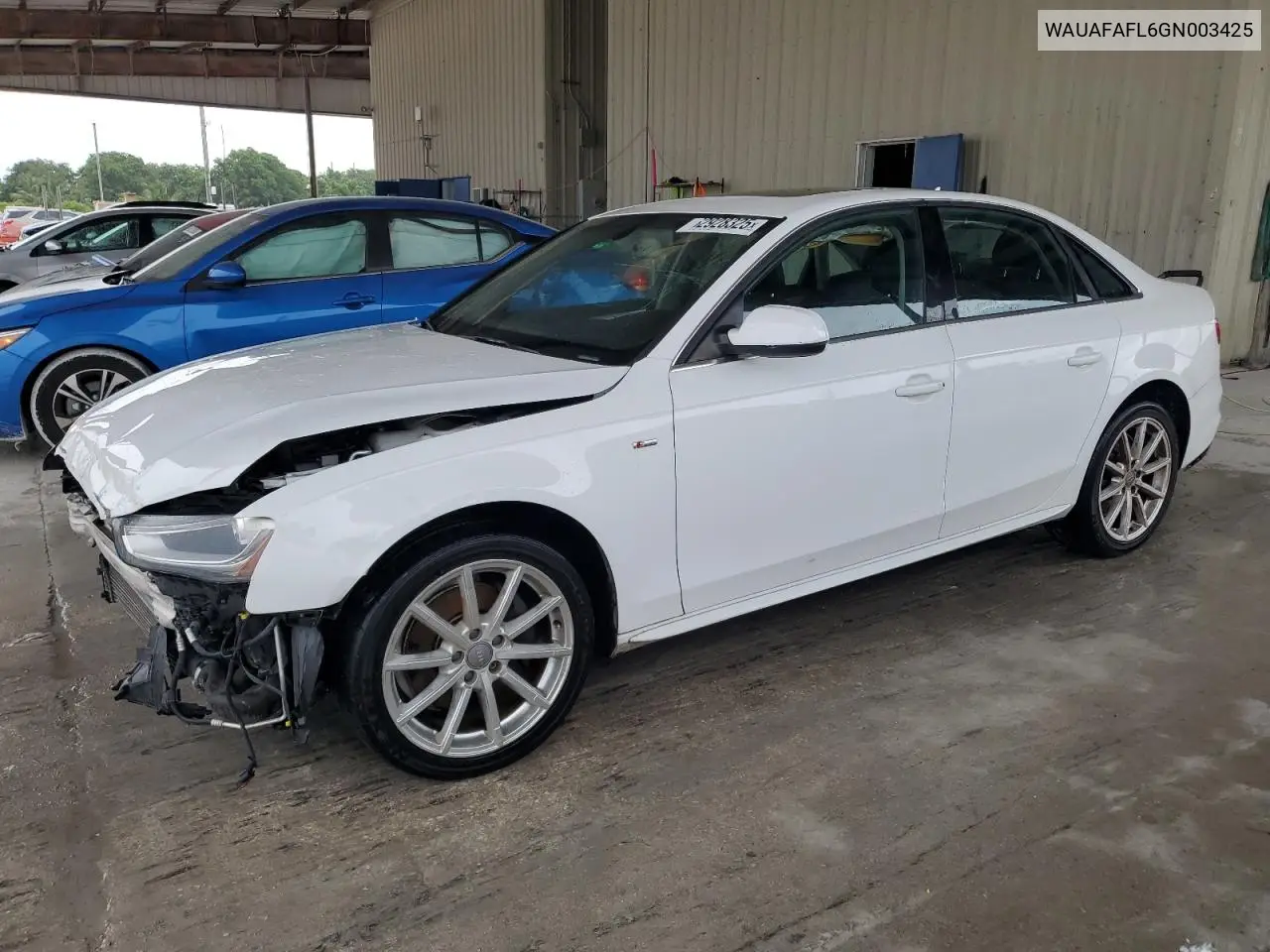 2016 Audi A4 Premium S-Line VIN: WAUAFAFL6GN003425 Lot: 62928325
