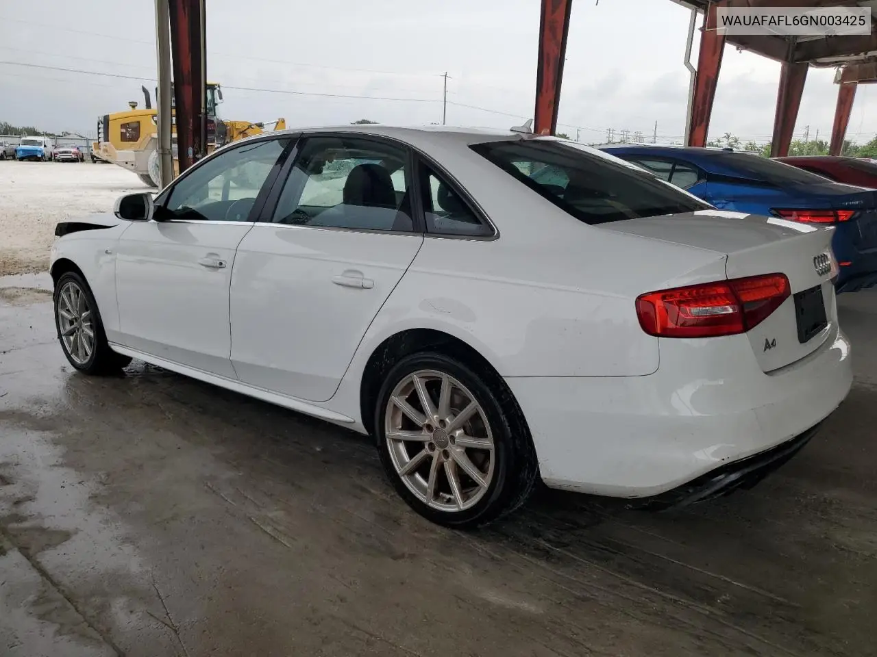 2016 Audi A4 Premium S-Line VIN: WAUAFAFL6GN003425 Lot: 62928325