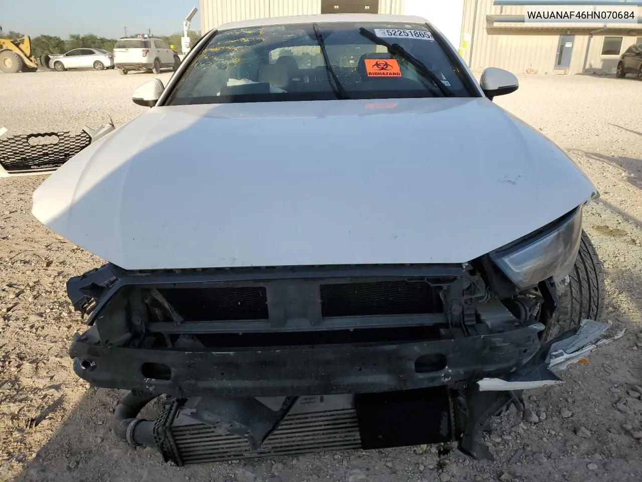 2017 Audi A4 Premium VIN: WAUANAF46HN070684 Lot: 52251865