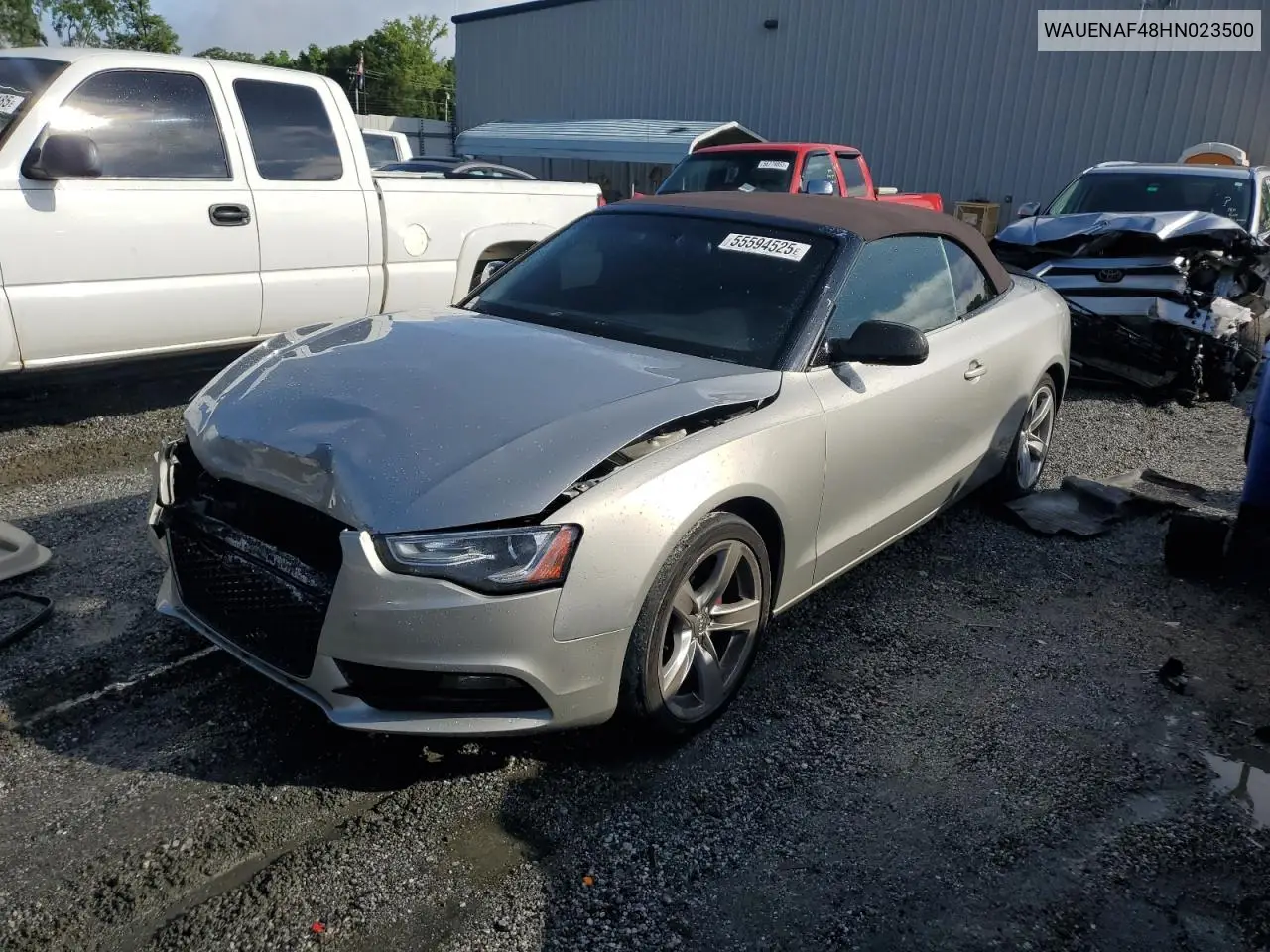 2017 Audi A4 Premium Plus VIN: WAUENAF48HN023500 Lot: 55594525