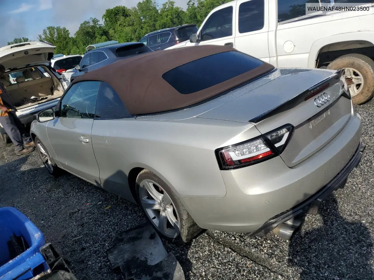 2017 Audi A4 Premium Plus VIN: WAUENAF48HN023500 Lot: 55594525