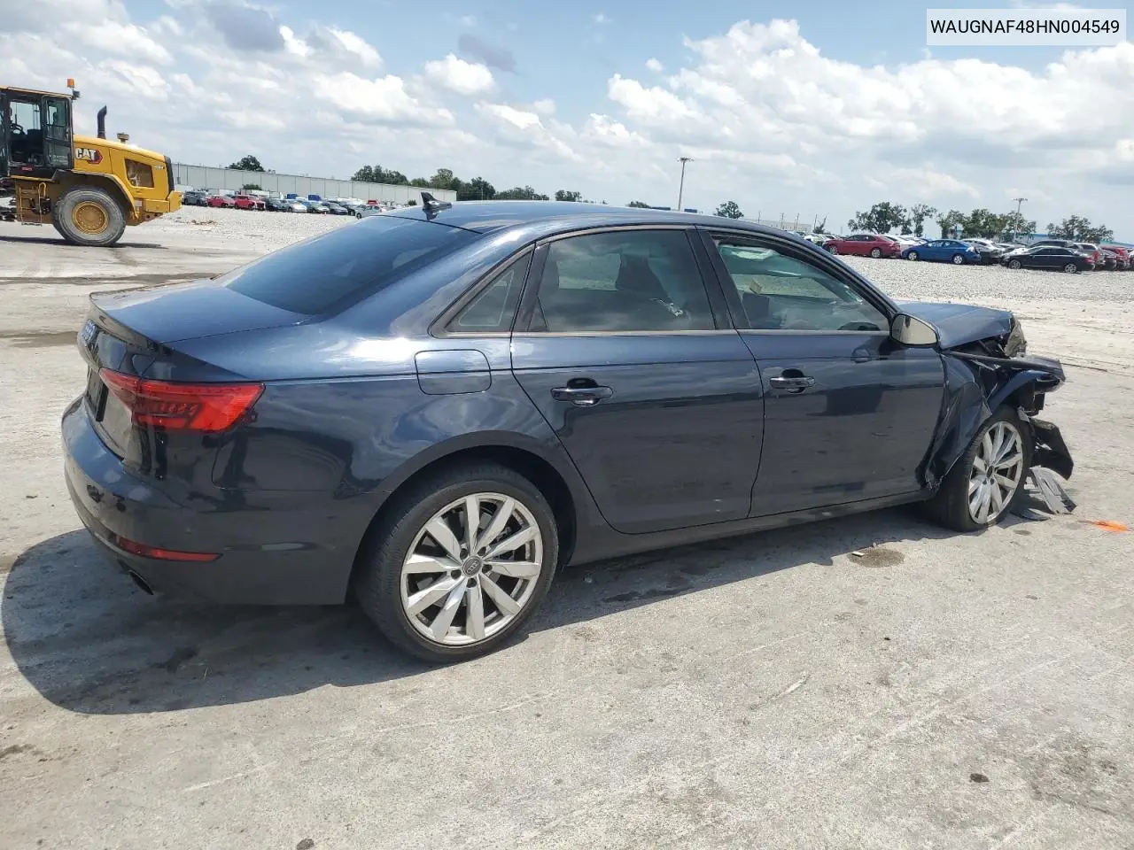2017 Audi A4 Premium VIN: WAUGNAF48HN004549 Lot: 55799925