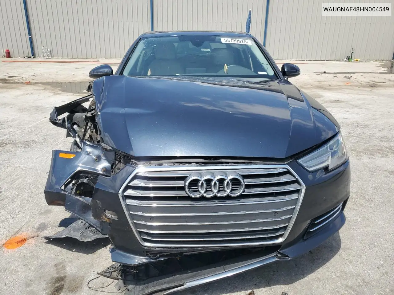 2017 Audi A4 Premium VIN: WAUGNAF48HN004549 Lot: 55799925