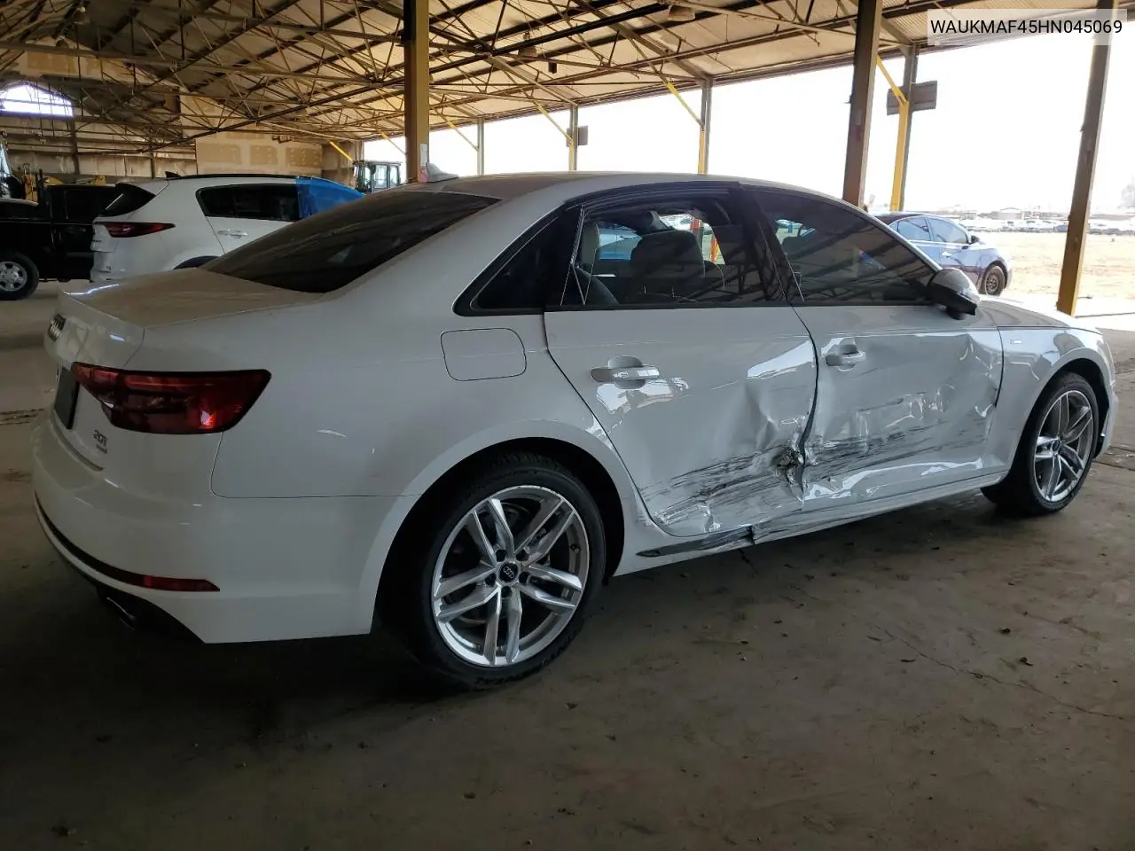 2017 Audi A4 Ultra Premium VIN: WAUKMAF45HN045069 Lot: 56906575